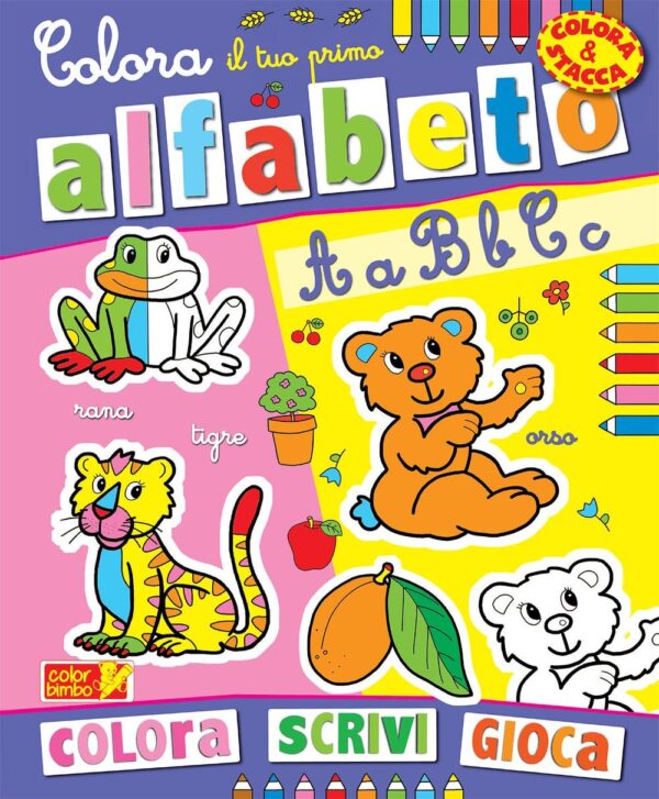 Libro Colora il tuo primo alfabeto di  - ean 9788883372742 - ColorBimbo