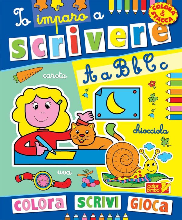 Libro Io imparo a scrivere di  - ean 9788883372797 - ColorBimbo