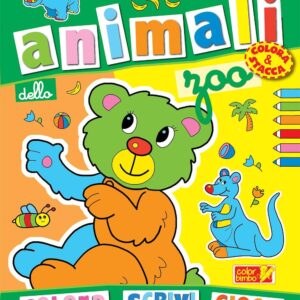Libro Colora gli animali dello zoo di  - ean 9788883372810 - ColorBimbo