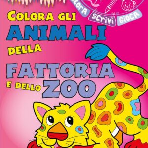 Libro Colora gli animali della fattoria e dello zoo di  - ean 9788883372858 - ColorBimbo