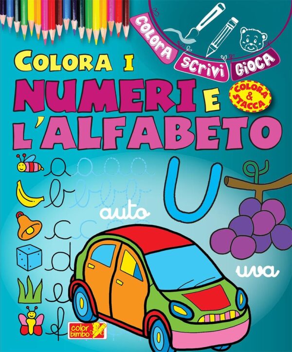 Libro Colora i numeri e l'alfabeto di  - ean 9788883372865 - ColorBimbo