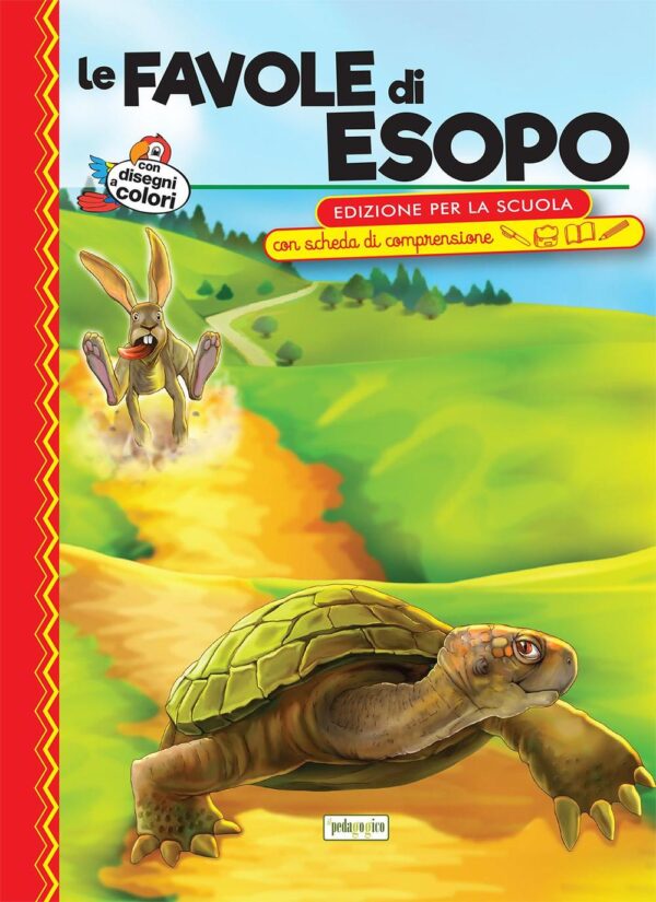 Libro favole di Esopo. Ediz. con schede di comprensione di  - ean 9788883374296 - ilPedagogico