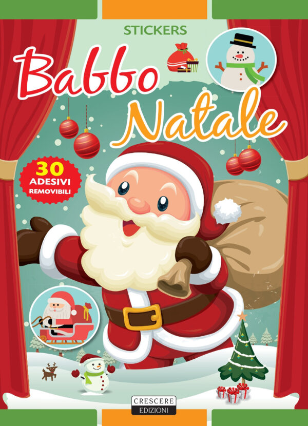Libro Babbo Natale. Con 30 adesivi removibili di Viola Autieri - ean 9788883376276 - Crescere