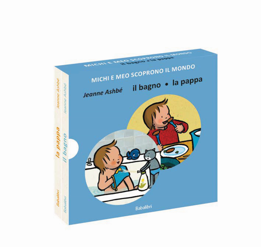 Libro bagno/la pappa. Michi e Meo scoprono il mondo di Jeanne Ashbé - ean 9788883625237 - Babalibri