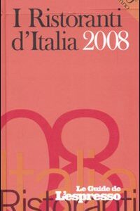Libro ristoranti d'Italia 2008 di  - ean 9788883712197 - Gedi (Gruppo Editoriale)