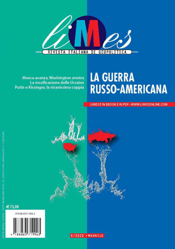 Libro Limes. Rivista italiana di geopolitica di  - ean 9788883719943 - Gedi (Gruppo Editoriale)