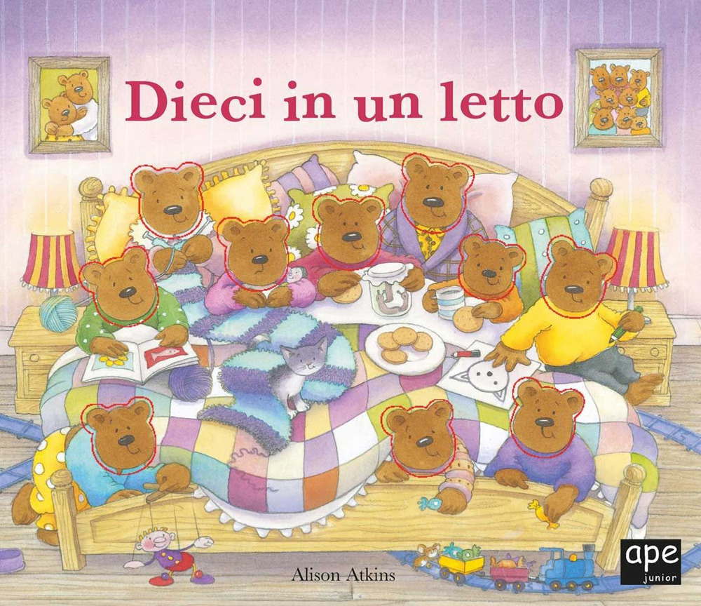 Libro Dieci in un letto di Alison Atkins - ean 9788889777442 - Ape Junior