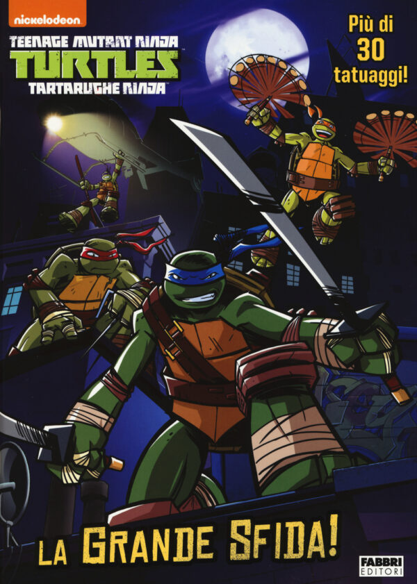 Libro grande sfida! Turtles Tartarughe Ninja di  - ean 9788891507310 - Fabbri
