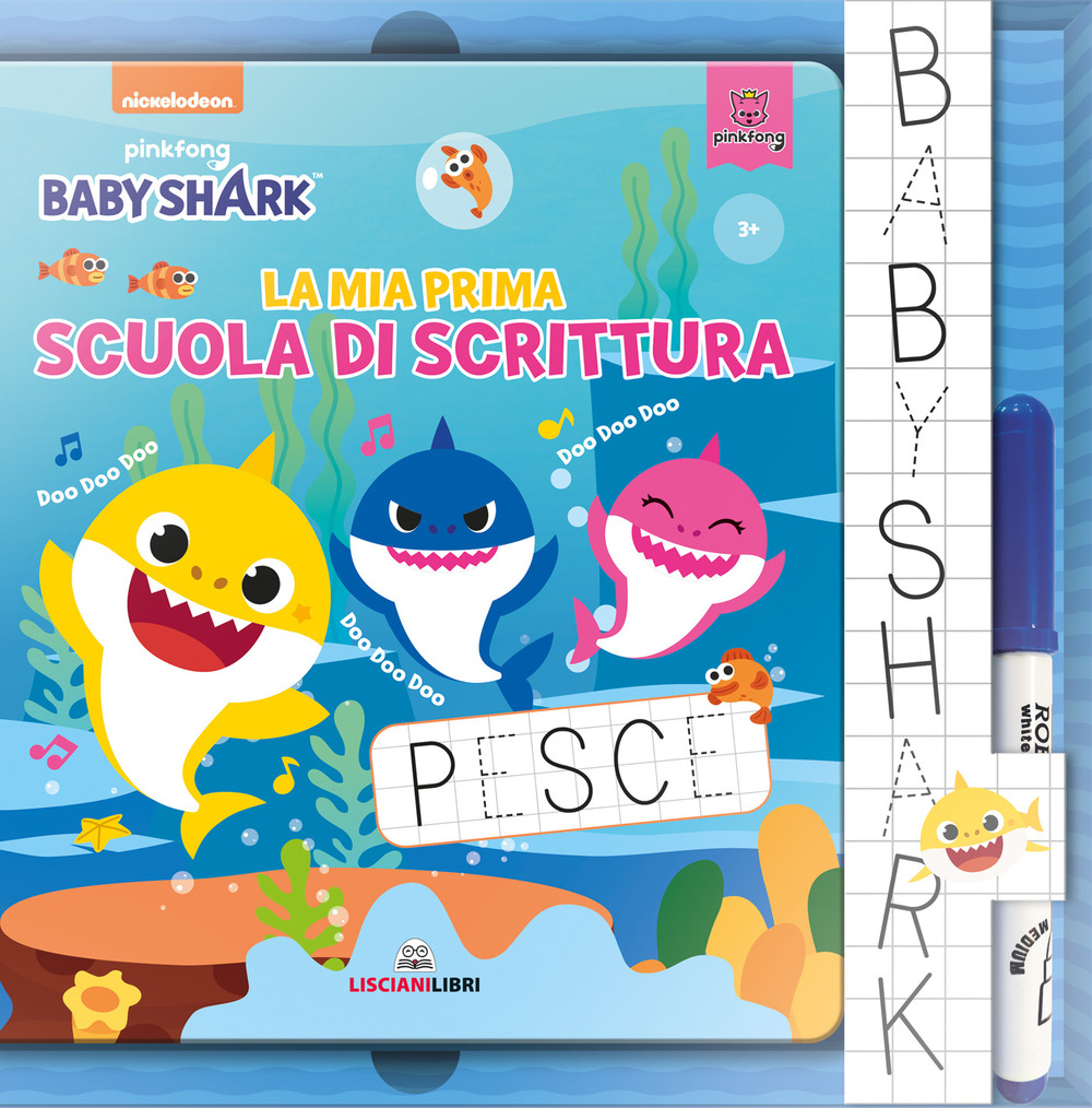 Libro mia prima scuola di scrittura. Baby Shark di  - ean 9788892810433 - Liscianilibri