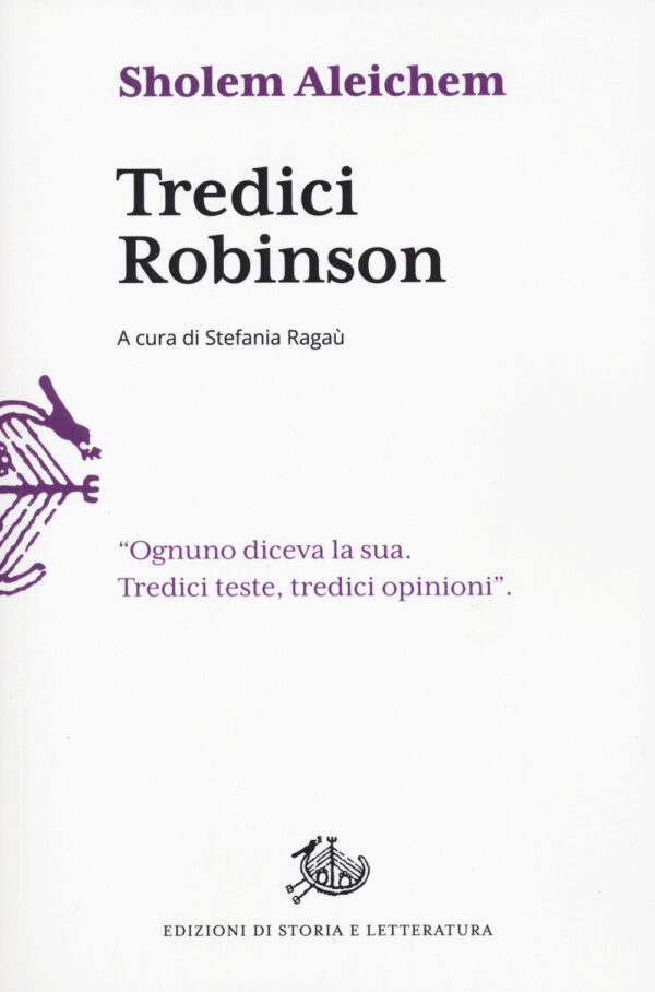 Libro Tredici Robinson di Shalom Aleichem - ean 9788893597982 - Storia e Letteratura