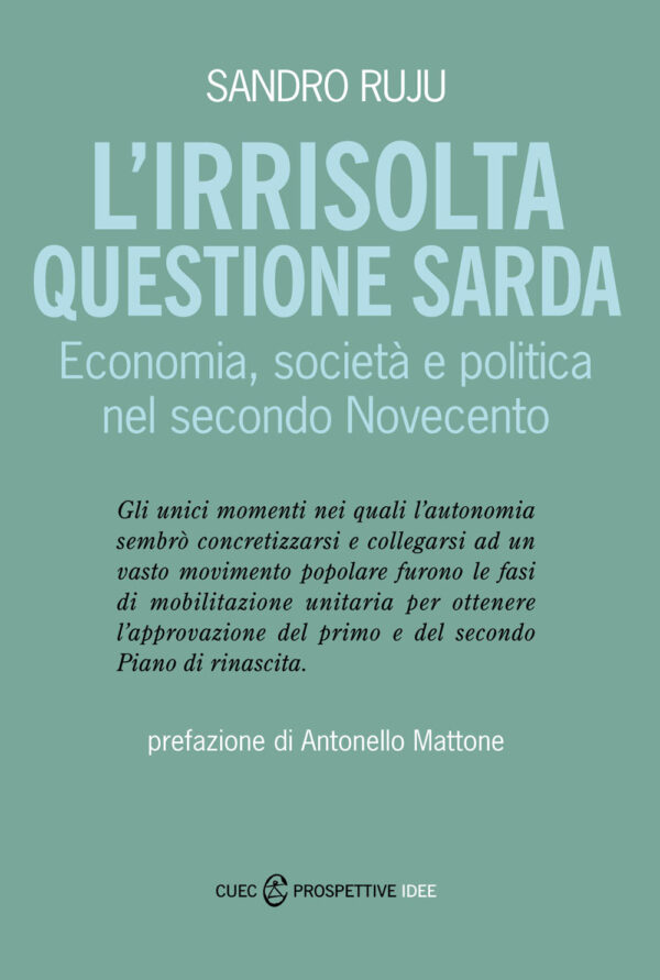 Libro irrisolta questione sarda. Economia