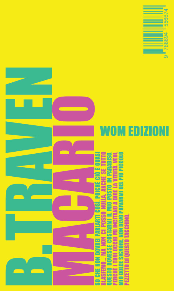Libro Macario di B. Traven - ean 9788894556674 - WoM Edizioni