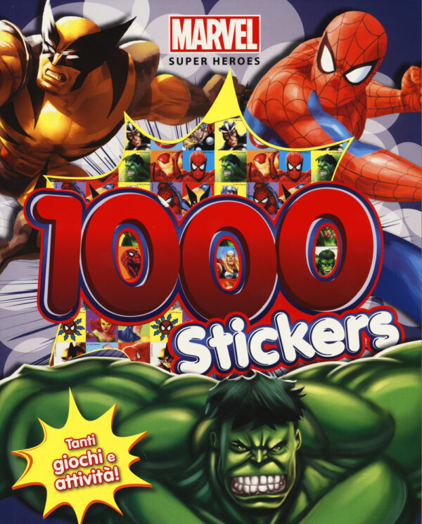 Libro 1000 stickers. Marvel super heroes di  - ean 9788897266563 - Marvel Libri