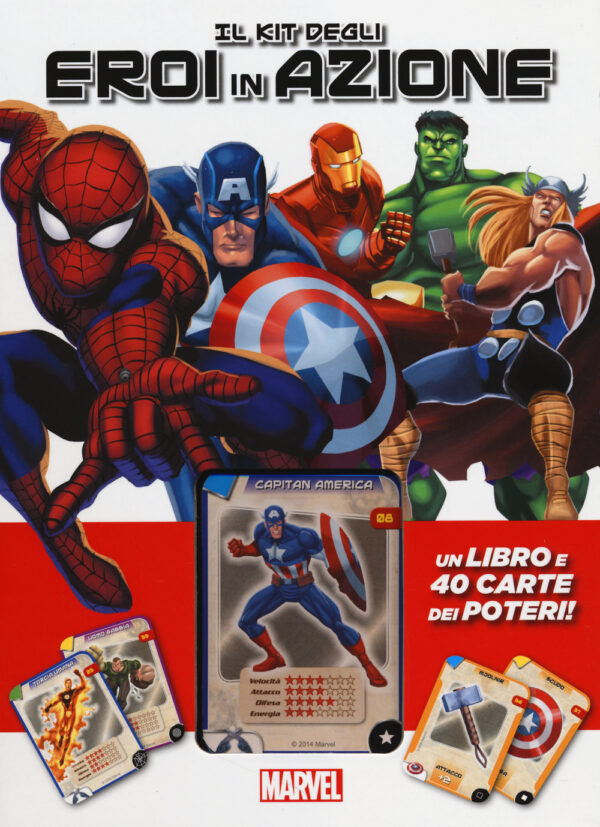 Libro kit degli eroi in azione. Con carte di  - ean 9788897266624 - Marvel Libri