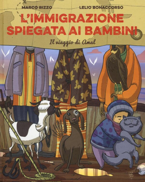 Libro immigrazione spiegata ai bambini. Il viaggio di Amal di Marco Rizzo; Lelio Bonaccorso - ean 9788899016395 - Becco Giallo
