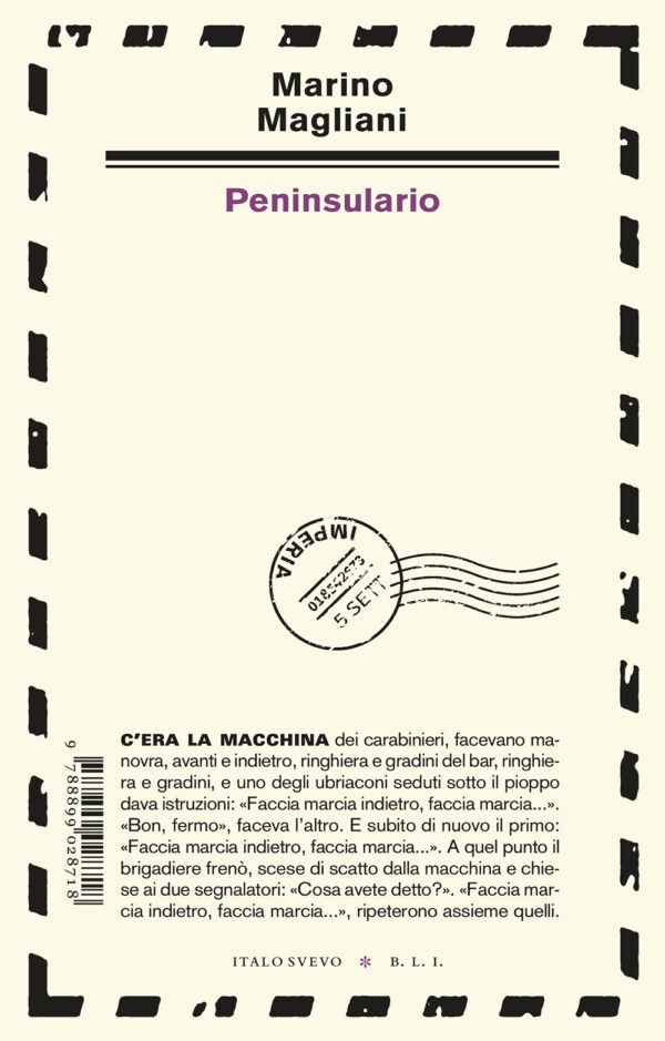 Libro Peninsulario di Marino Magliani - ean 9788899028718 - Italo Svevo