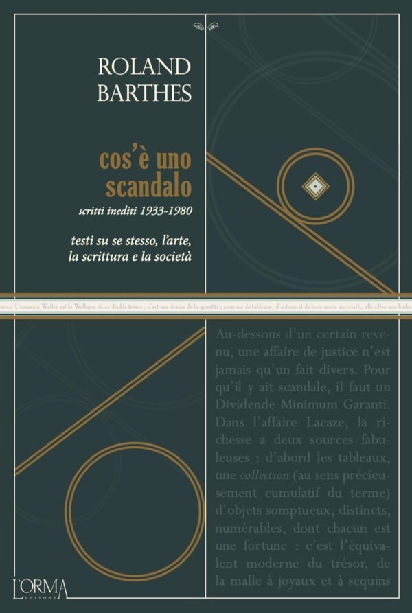 Libro Cos'è uno scandalo. Testi su se stesso