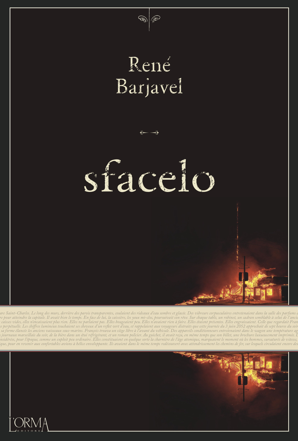 Libro Sfacelo di René Barjavel - ean 9788899793937 - L'orma