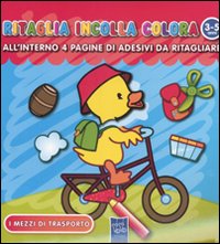 Libro Ritaglia incolla colora i mezzi di trasporto di  - ean 9789086225446 - Yoyo Books