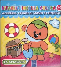 Libro Ritaglia incolla colora la spiaggia di  - ean 9789086225453 - Yoyo Books