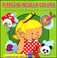 Libro avventura nel bosco. Ritaglia incolla colora. Con adesivi di  - ean 9789460332012 - Yoyo Books