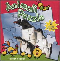 Libro teneri cuccioli. Animali puzzle di  - ean 9789460332807 - Yoyo Books
