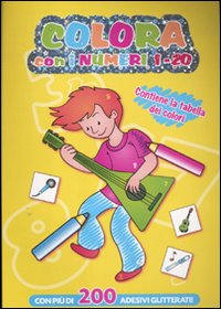 Libro Colora con i numeri 1-20. Con adesivi di  - ean 9789461518408 - Yoyo Books