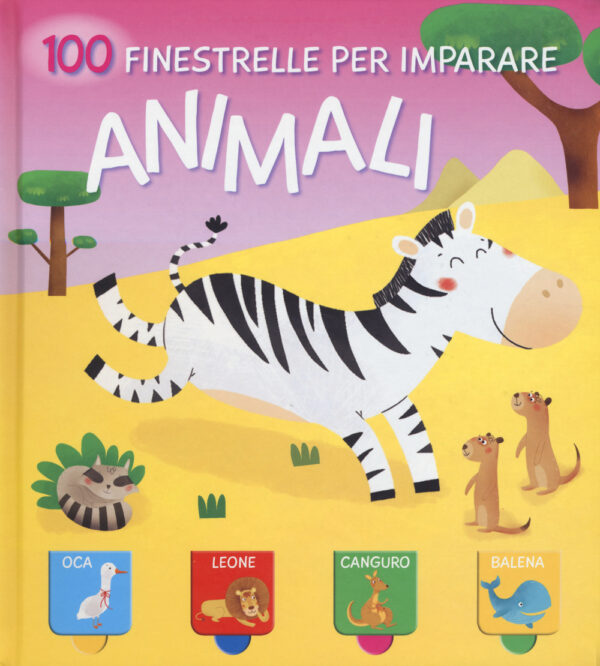 Libro Animali. 100 finestrelle per imparare di  - ean 9789492116956 - Yoyo Books