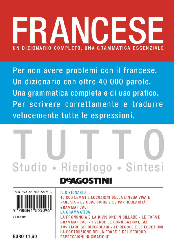 Libro Tutto francese di  - ean 9791221202557 - De Agostini