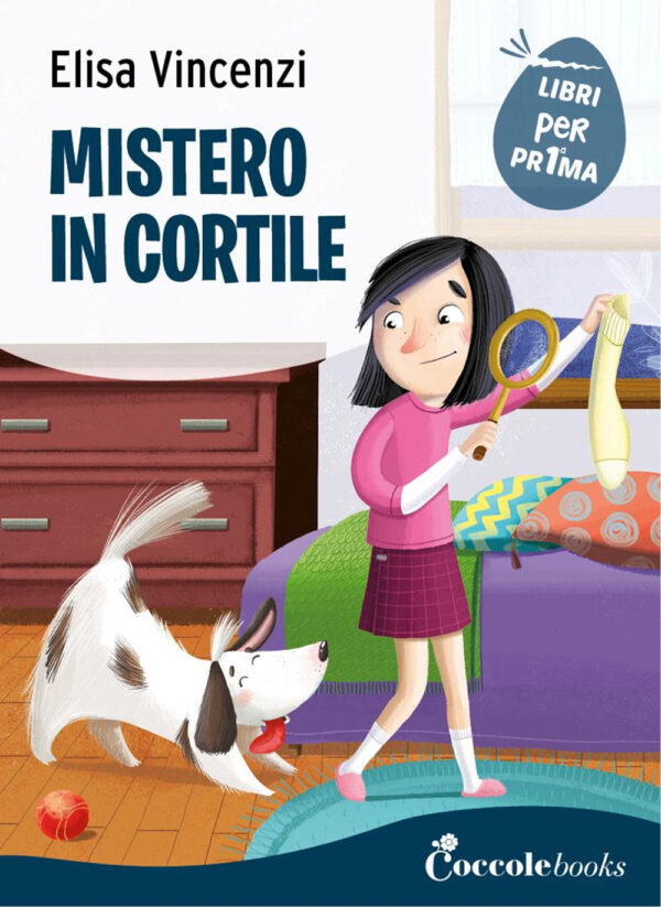 Libro Mistero in cortile di Elisa Vincenzi - ean 9791280669360 - Coccole Books