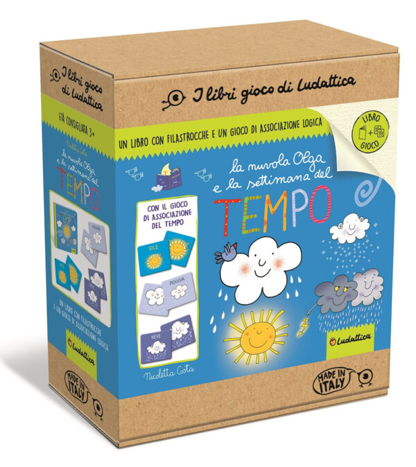 Libro nuvola Olga e la settimana del tempo di Nicoletta Costa - ean 9791280747020 - Ludattica