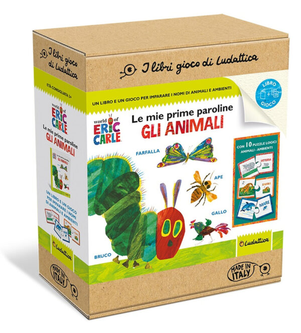 Libro animali. Le mie prime paroline. I libri gioco del piccolo Bruco Maisazio di  - ean 9791280747075 - Ludattica