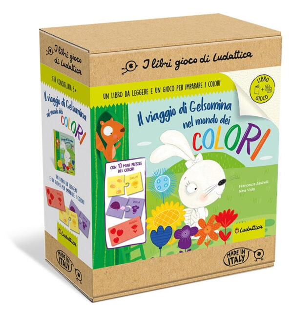 Libro viaggio di Gelsomina nel mondo dei colori di  - ean 9791280747082 - Ludattica