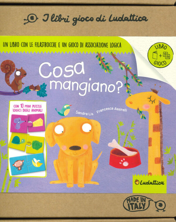 Libro Cosa mangiano? di Sandra Lis - ean 9791280747112 - Ludattica