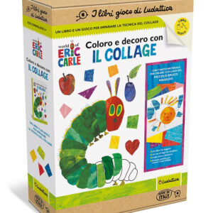 Libro Coloro e decoro con il collage. I libri gioco del piccolo Bruco Maisazio di  - ean 9791280747143 - Ludattica