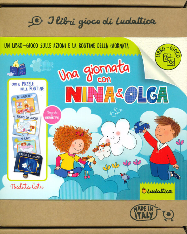 Libro giornata con Nina & Olga di Nicoletta Costa - ean 9791280747150 - Ludattica