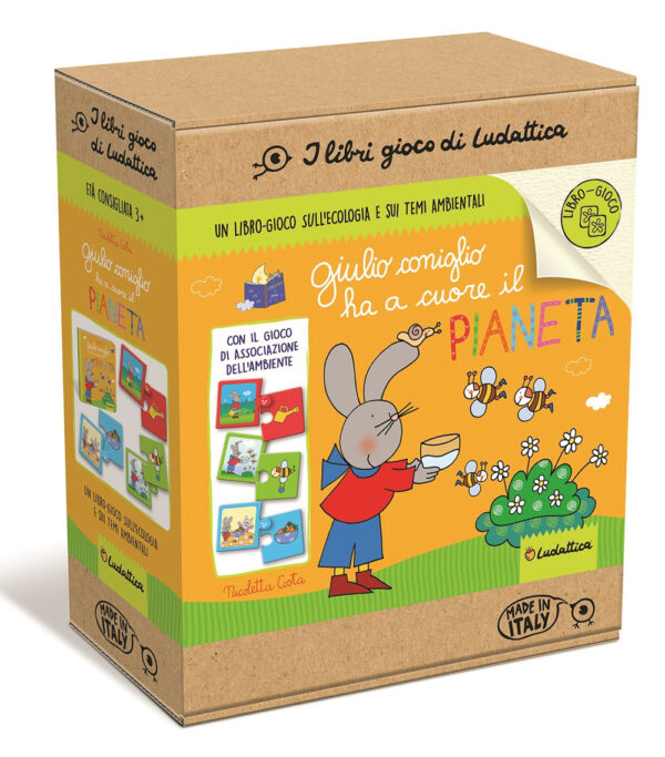 Libro Giulio Coniglio ha a cuore il pianeta di Nicoletta Costa - ean 9791280747167 - Ludattica