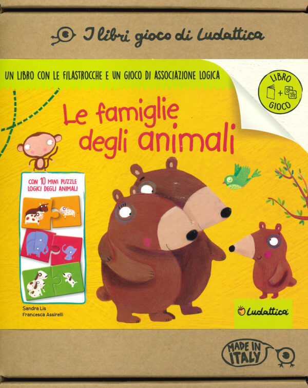 Libro famiglie degli animali di Sandra Lis - ean 9791280747174 - Ludattica
