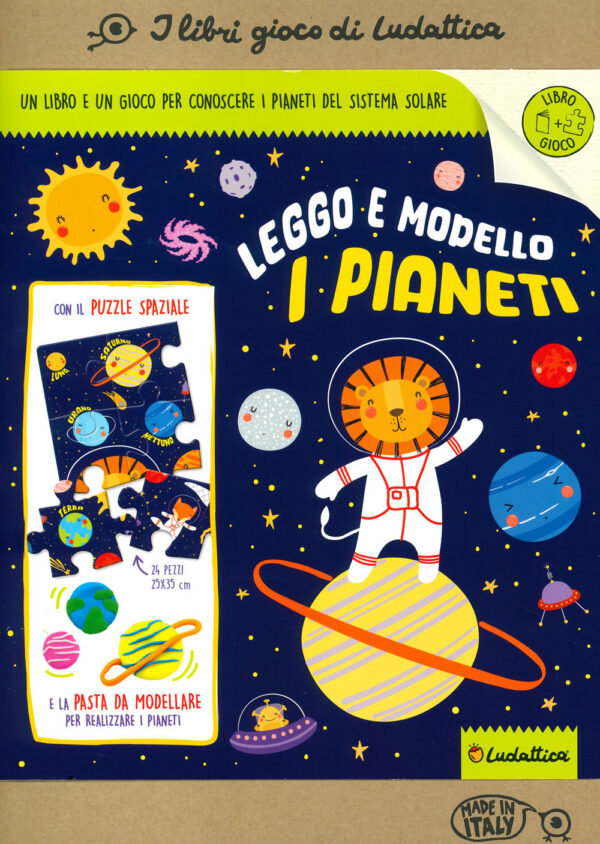 Libro Leggo e modello i pianeti! Creativo di Nina Viola - ean 9791280747181 - Ludattica