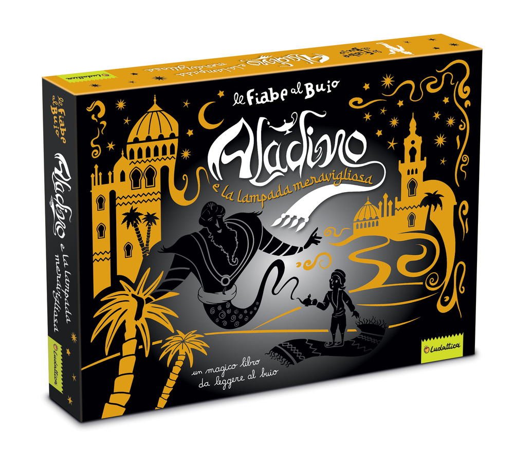 Libro Aladino e la lampada meravigliosa di Sandra Lis - ean 9791280747228 - Ludattica