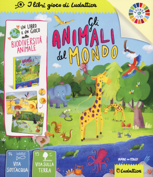 Libro animali del mondo. Agenda 2030 di  - ean 9791280747402 - Ludattica