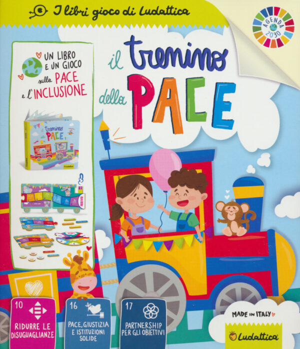 Libro trenino della pace. Agenda 2030 di  - ean 9791280747419 - Ludattica