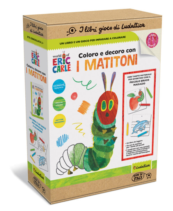 Libro Coloro e decoro con i matitoni. I libri gioco del piccolo Bruco Maisazio di  - ean 9791280747563 - Ludattica