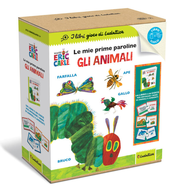 Libro animali. Le mie prime paroline. I libri gioco del piccolo Bruco Maisazio di  - ean 9791280747587 - Ludattica