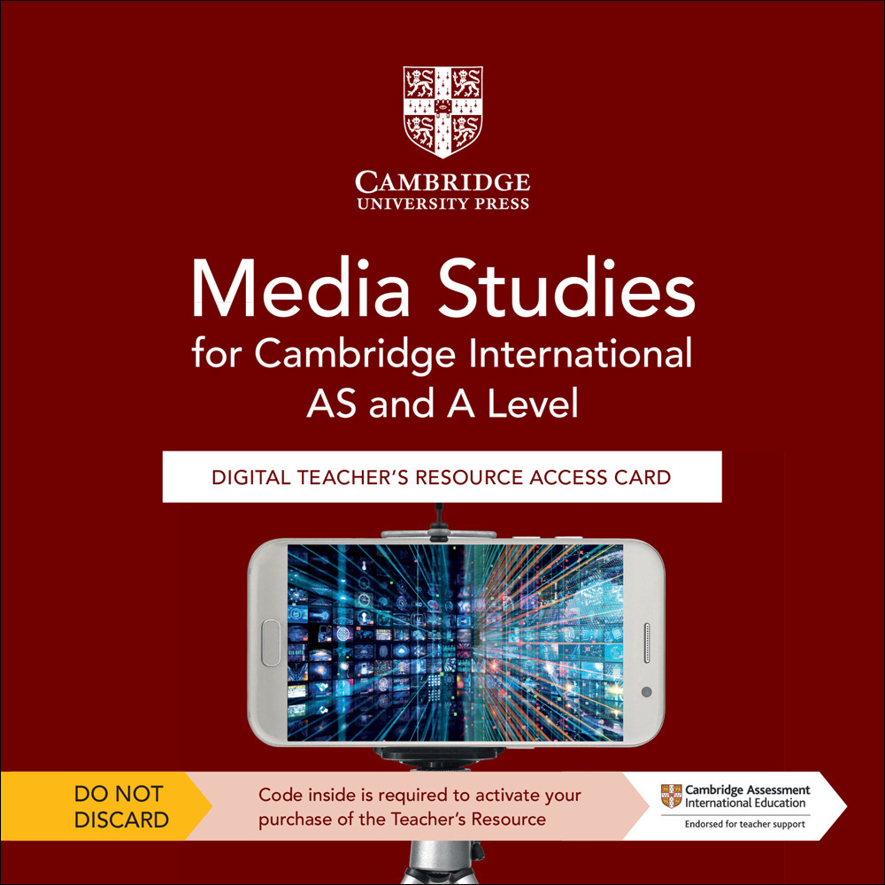 Libro Cambridge International AS & A Level Media Studies. Teacher's Resource Access Card. Per le Scuole superiori di Ian Marshall; Nicola Naisbett; Tina Stoklosa - ean 9781009301374 - Cambridge
