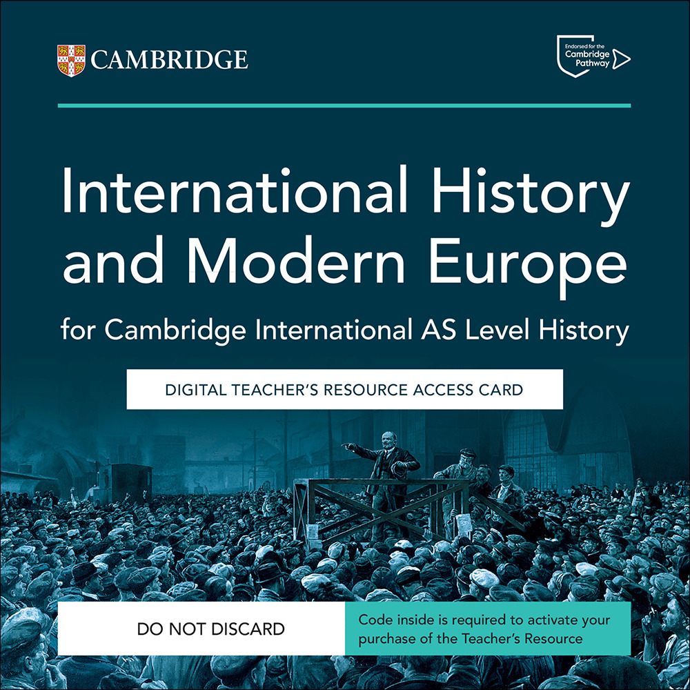 Libro Cambridge International AS Level History. Digital Teachers Resource Access Card di John Etty; Patrick Walsh-Atkins - ean 9781009810852 - Cambridge