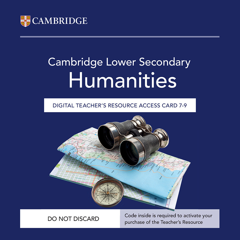 Libro Cambridge Lower Secondary Humanities. Teachers Resource Access Card 7-9 di  - ean 9781009815802 - Cambridge