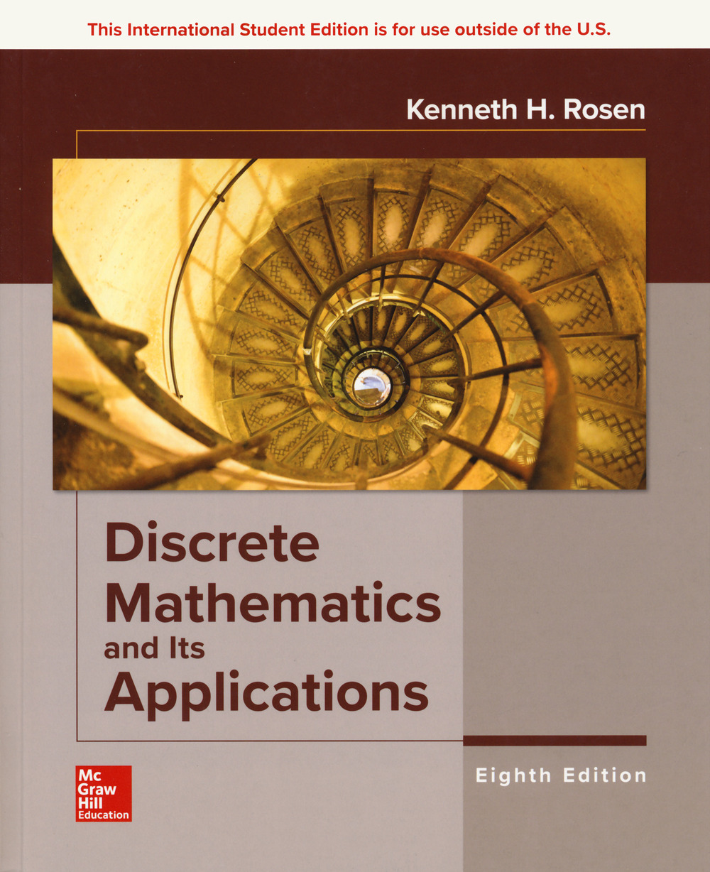 Libro Discrete mathematics and its applications di Kenneth H. Rosen - ean 9781260091991 - McGraw-Hill Education