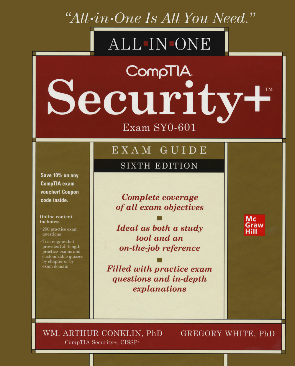 Libro Comptia security. All-in-One. Exam guide (exam SY0-601) di Arthur Conklin; Gregory White - ean 9781260464009 - McGraw-Hill Education