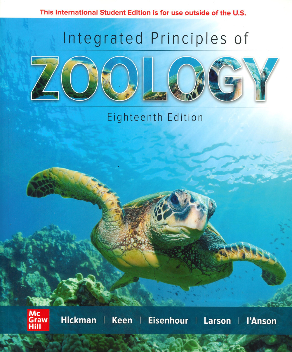 Libro Integrated principles of zoology di Hickman Cleveland P.; Keen Susan L.; Eisenhour David J.; Allan Larson; Helen I'Anson - ean 9781260565973 - McGraw-Hill Education